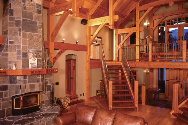 Osprey-Point-Invermere=British-Columbia-Canadian-Timberframes-Stairs-Loft